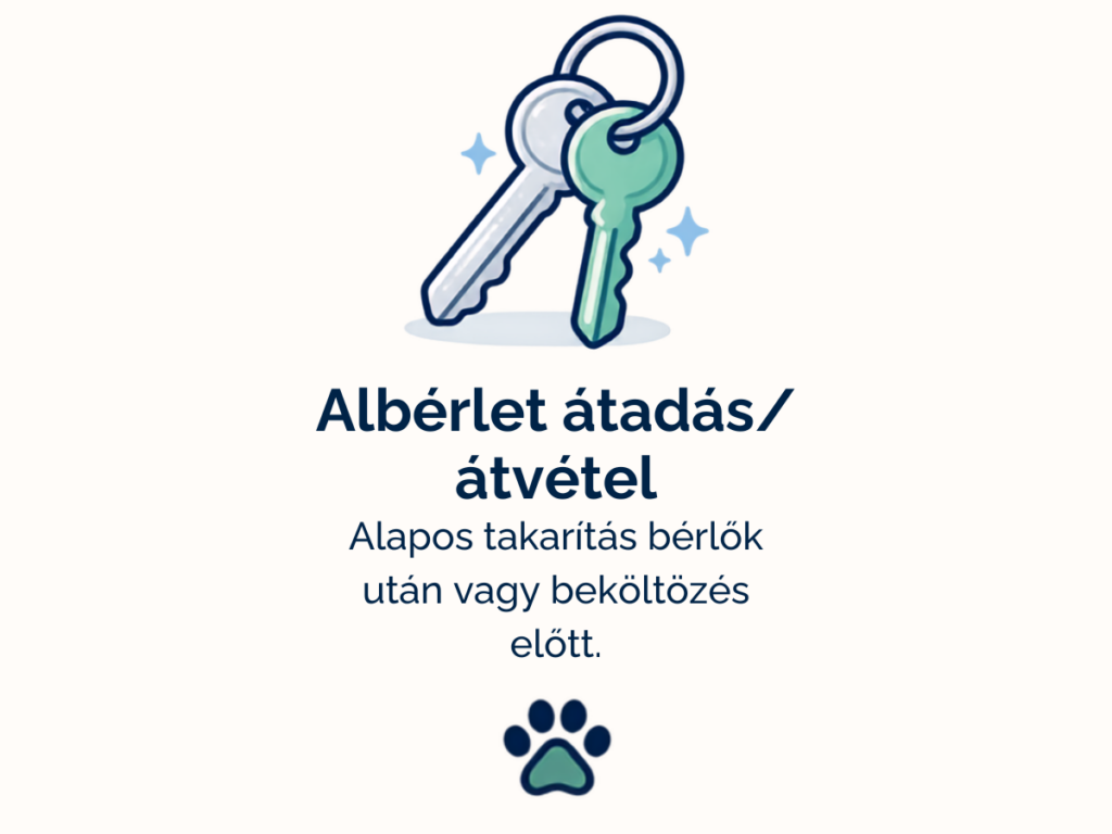 Albérlet takarítás Pécsen átadás, átvétel vagy költözés előtt